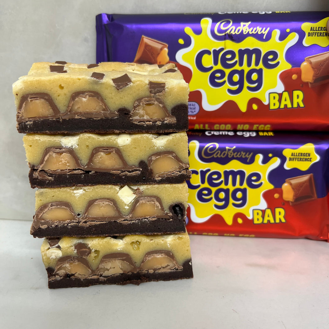 Creme Egg Blondie Brownie