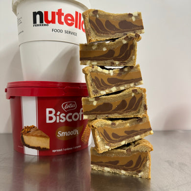 Biscoff & Nutella Cookie Pie
