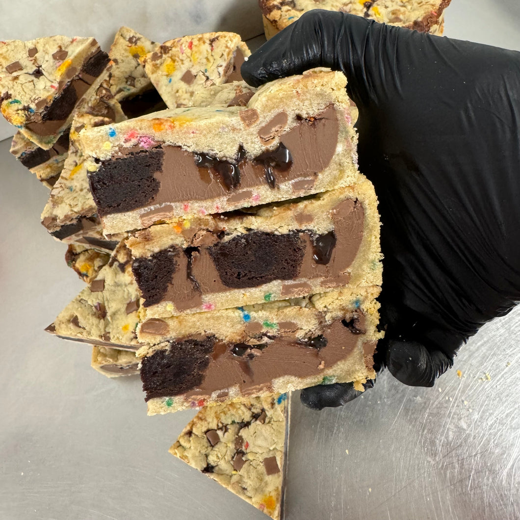 Funfetti Chocolate Fudge Brownie Cookie Pie Cakes Contour