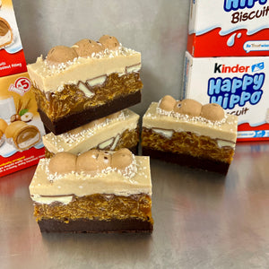 Kinder Hippo Caramel Cornflake Brownie