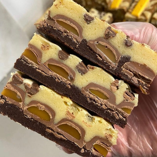 Cadbury Caramel Blondie Brownie