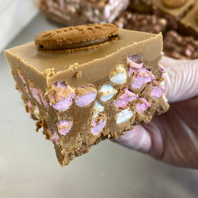 Lotus Biscoff Rocky Road