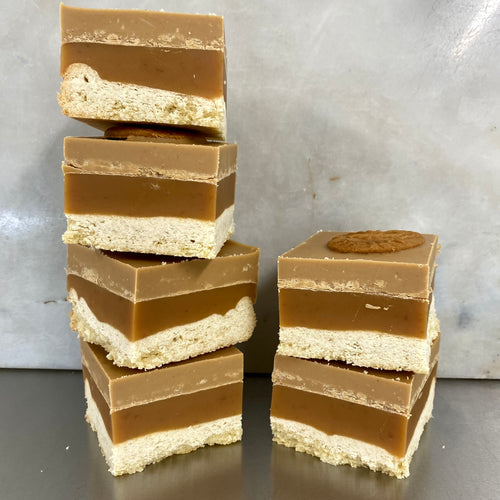 Lotus Biscoff Millionaires Shortbread