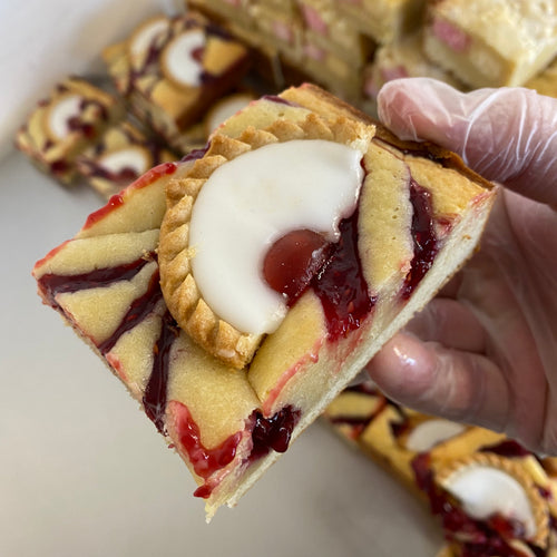 Cherry Bakewell Tart Blondie
