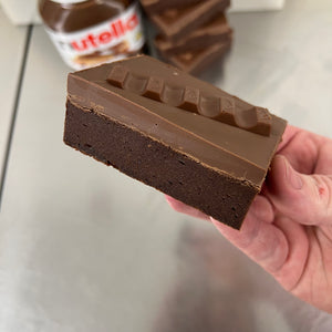 Nutella & Kinder Stuffed Brownie
